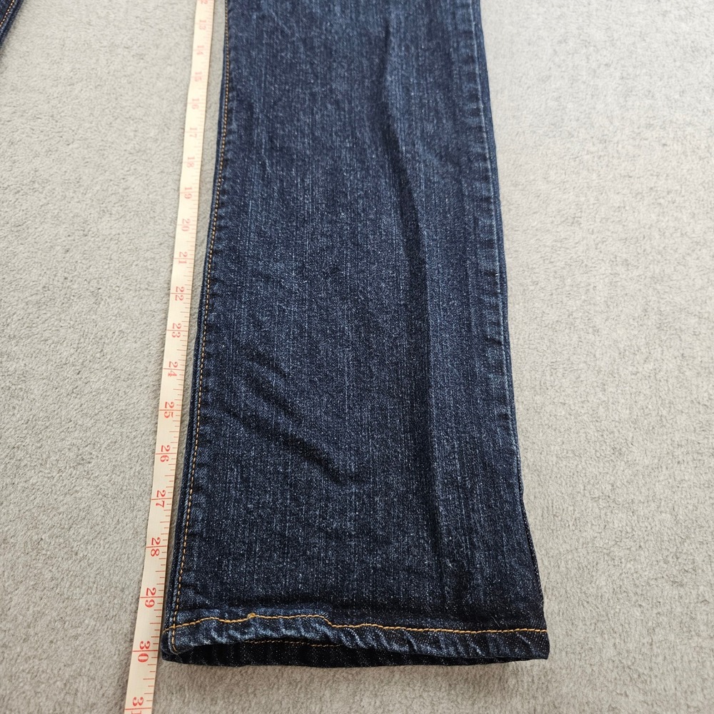 LEVIS 505 Straight Leg Jeans Women 12 M Blue Stretch Denim Classic Casual SEO - Picture 7 of 14